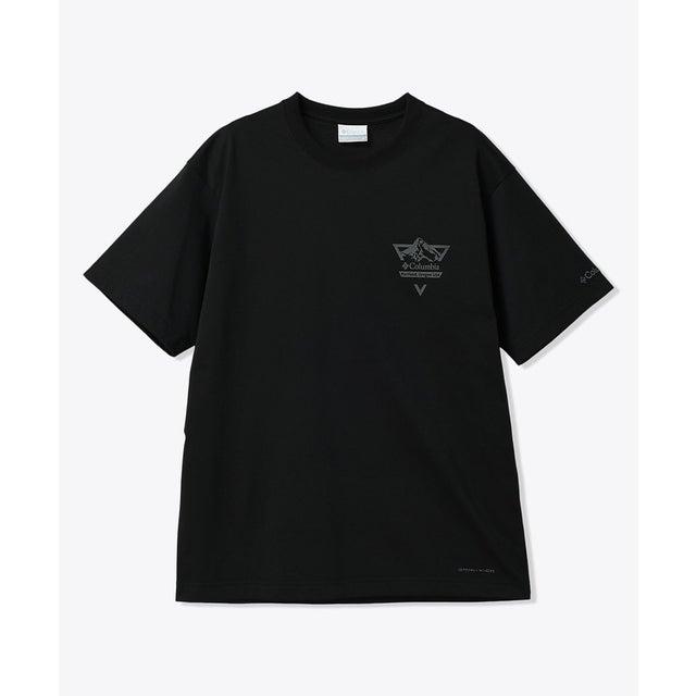 /メンズ/アーバンハイクグラフィックショートスリーブTシャツ （Black Front Print）