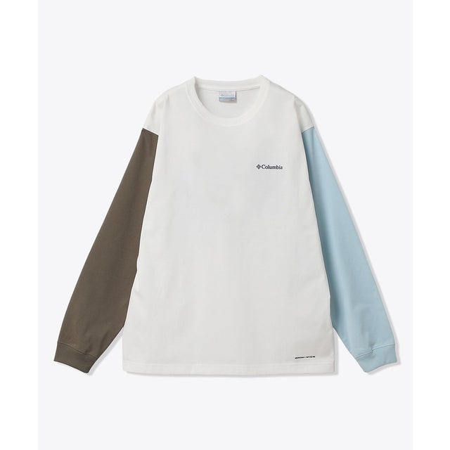 /メンズ/アーバンハイクグラフィックロングスリーブTシャツ （Sea Salt Multi）