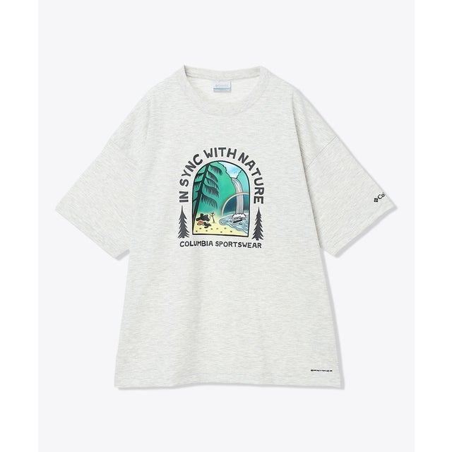 /メンズ/レイクトゥアベニューグラフィックショートスリーブTシャツ （Fawn Heather Waterfall）