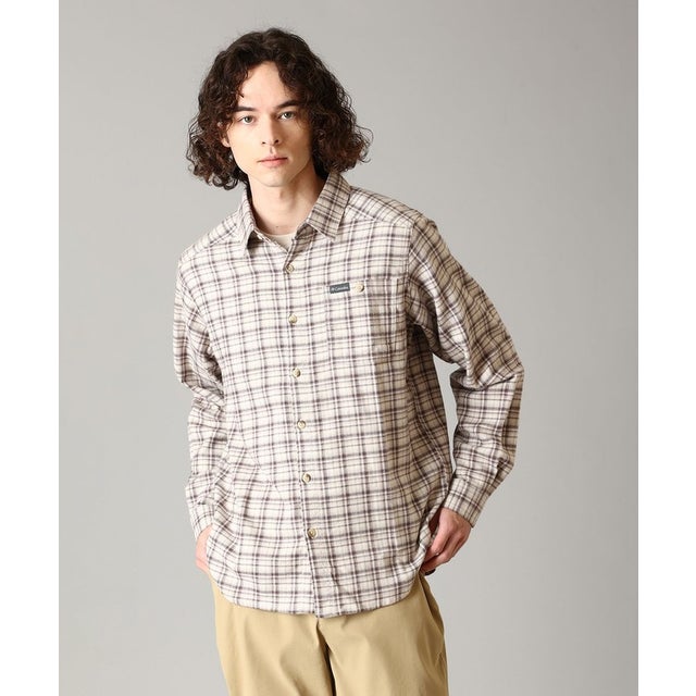 コーネルウッズフランネルロングスリーブシャツ （Dark Stone Cozy Check）