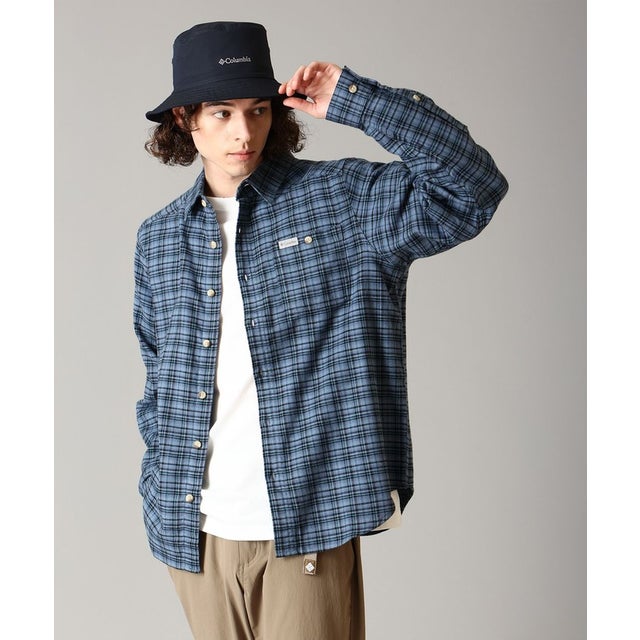 コーネルウッズフランネルロングスリーブシャツ （Dark Mountain Cozy Check）