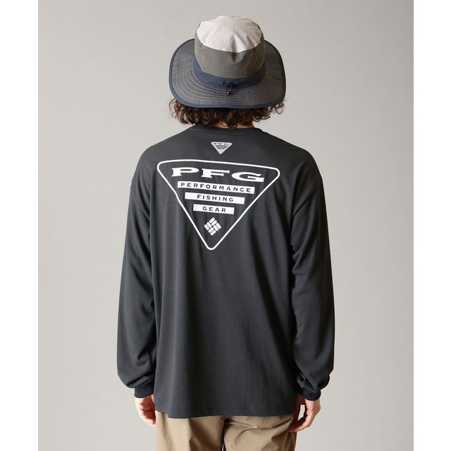 / バーンノベルグラフィックロングスリーブTシャツ /（Shark Triangle）