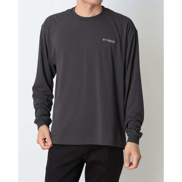 メンズ トレッキング 長袖Tシャツ MID-T バーンノベルグラフィックロングスリーブTシャツ PG2050 （Shark Lure Chart）