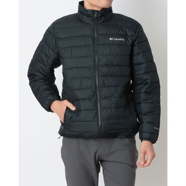 メンズ トレッキング 中綿ジャケット パウダーライトIIジャケット WE7155 （Black）