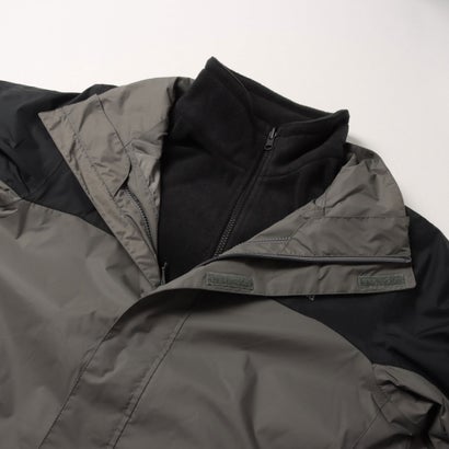 メンズ トレッキング ソフトシェルジャケット インターチェンジ ウォータータイトインターチェンジジャケット WE6690 （City Grey Black）｜詳細画像