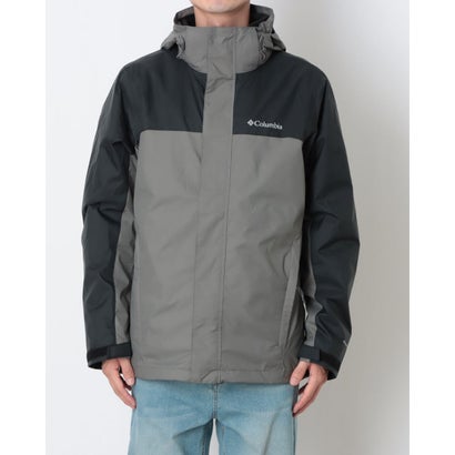メンズ トレッキング ソフトシェルジャケット インターチェンジ ウォータータイトインターチェンジジャケット WE6690 （City Grey Black）｜詳細画像