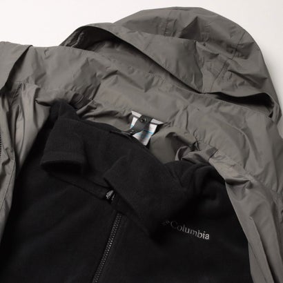 メンズ トレッキング ソフトシェルジャケット インターチェンジ ウォータータイトインターチェンジジャケット WE6690 （City Grey Black）｜詳細画像