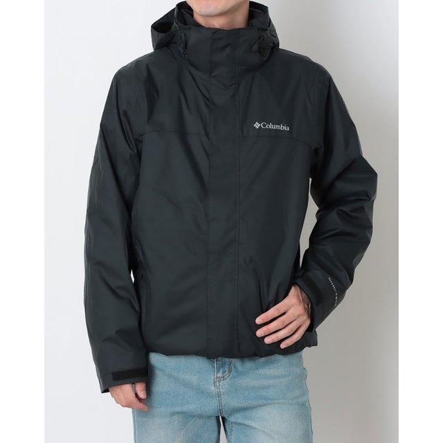 メンズ トレッキング ソフトシェルジャケット インターチェンジ ウォータータイトインターチェンジジャケット WE6690 （Black）