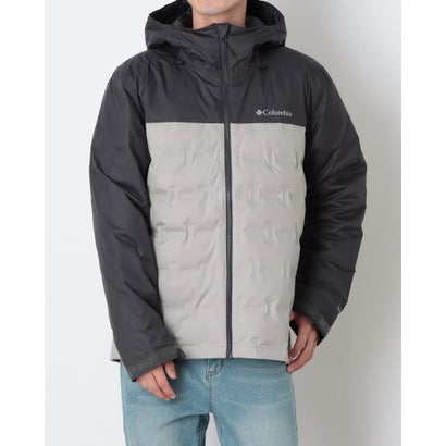 コロンビア Columbia メンズ トレッキング ダウンジャケット オムニヒート グランドトレックIVダウンフーデッドジャケット WE9710 （Flint Grey Shark）｜詳細画像