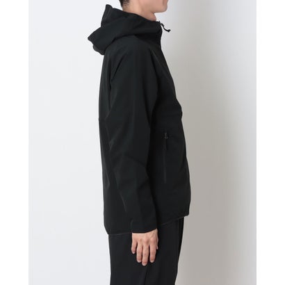 メンズ トレッキング ソフトシェルジャケット HIKE ライトキャニオンミッドウェイトソフトシェルジャケット PG2030 （Black）｜詳細画像