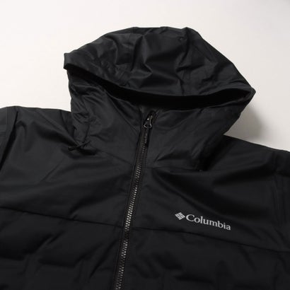 メンズ トレッキング ダウンジャケット オムニヒート グランドトレックIVダウンフーデッドジャケット WE9710 （Black）｜詳細画像