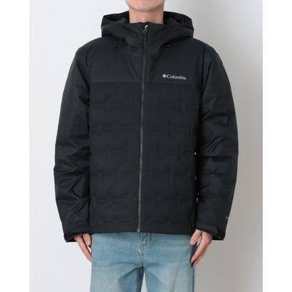 メンズ トレッキング ダウンジャケット オムニヒート グランドトレックIVダウンフーデッドジャケット WE9710 （Black）｜詳細画像