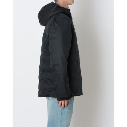 メンズ トレッキング ダウンジャケット オムニヒート グランドトレックIVダウンフーデッドジャケット WE9710 （Black）｜詳細画像