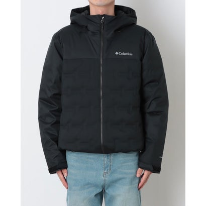 メンズ トレッキング ダウンジャケット オムニヒート グランドトレックIVダウンフーデッドジャケット WE9710 （Black）｜詳細画像