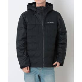 メンズ トレッキング ダウンジャケット オムニヒート グランドトレックIVダウンフーデッドジャケット WE9710 （Black）