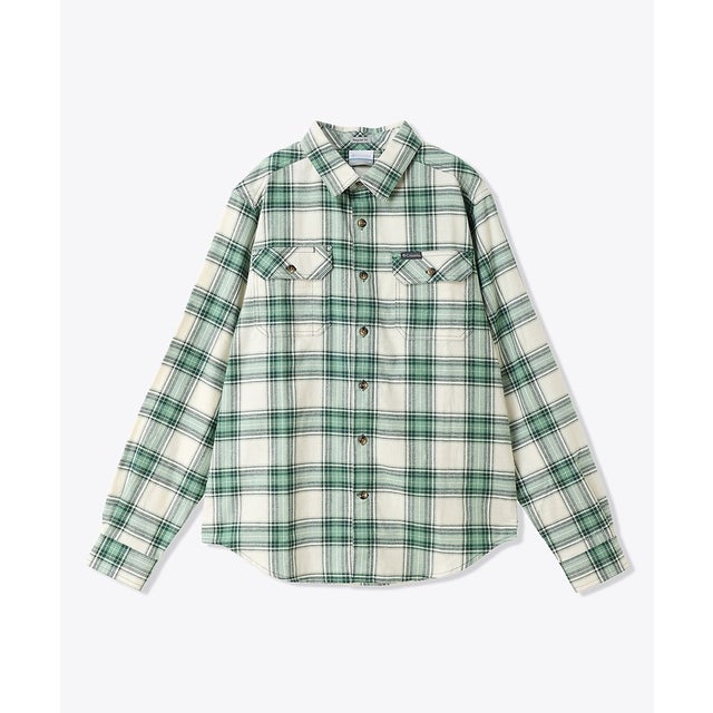 /メンズ/フレアガンストレッチフランネルシャツ （Rain Forest Two Lane Tartan）