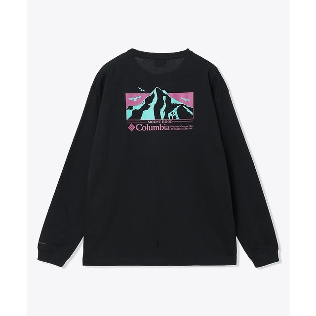 /メンズ/ロマビスタグラフィックロングスリーブTシャツ （Black）