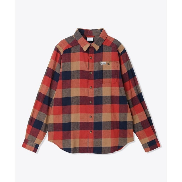 /メンズ/コーネルウッズフランネルロングスリーブシャツ （Red Oxide Multi Buffalo）