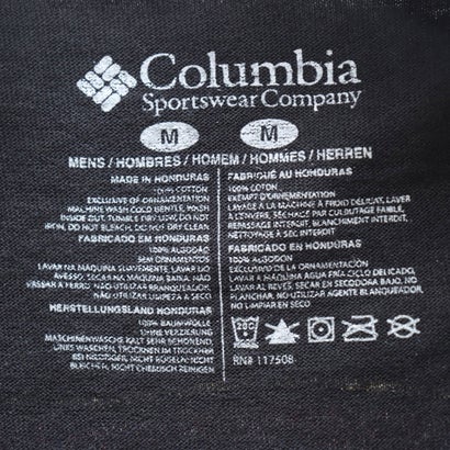 コロンビア Columbia ☆ALWAYS OUTSIDEバックプリントコットン100%長袖Tシャツ （ブラック）｜詳細画像