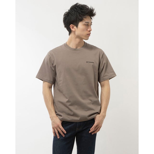 
                    メンズ アウトドア 半袖Tシャツ ポテトストリームグラフィックショートスリーブTシャツ PM3932 （WET SAND）