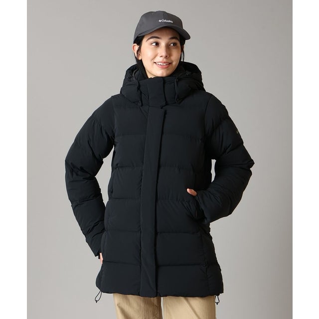 / ウィメンズアメイズパフミッドフーデッドジャケット /（Black）