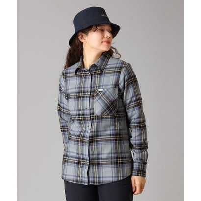 ウィメンズキャリコベイシンロングスリーブシャツ （Sedona Sage Textured Plaid）｜詳細画像