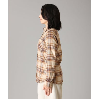 ウィメンズキャリコベイシンロングスリーブシャツ （Sedona Sage Textured Plaid）｜詳細画像