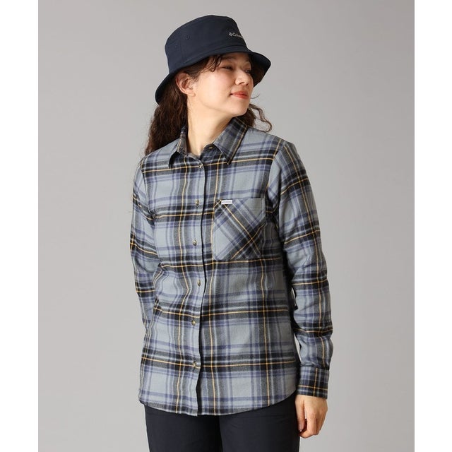 ウィメンズキャリコベイシンロングスリーブシャツ （Sedona Sage Textured Plaid）
