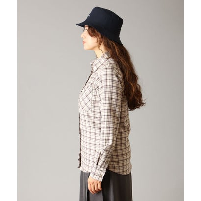 ウィメンズキャリコベイシンロングスリーブシャツ （Dark Stone Cozy Check）｜詳細画像
