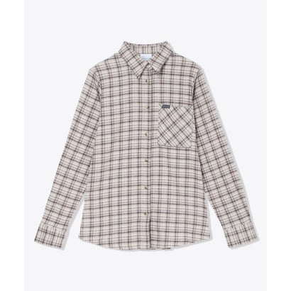ウィメンズキャリコベイシンロングスリーブシャツ （Dark Stone Cozy Check）｜詳細画像