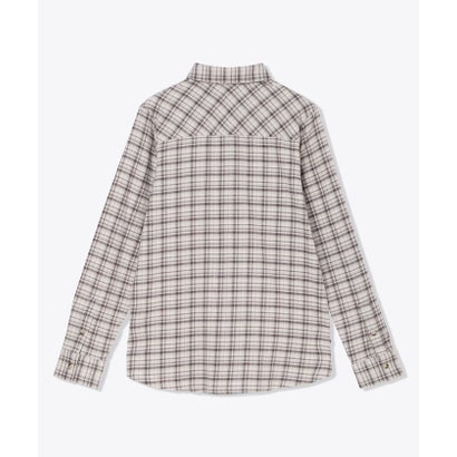 ウィメンズキャリコベイシンロングスリーブシャツ （Dark Stone Cozy Check）｜詳細画像