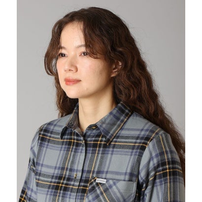 ウィメンズキャリコベイシンロングスリーブシャツ （Ancient Fossil Textured Plaid）｜詳細画像