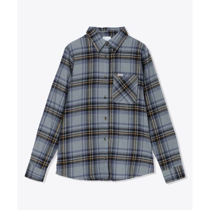 ウィメンズキャリコベイシンロングスリーブシャツ （Ancient Fossil Textured Plaid）｜詳細画像