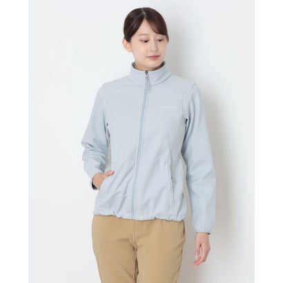 レディース トレッキング ソフトシェルジャケット HIKE ウィメンズクルーザーリッジIIIソフトシェルジャケット WR1684 （Cirrus Grey）｜詳細画像