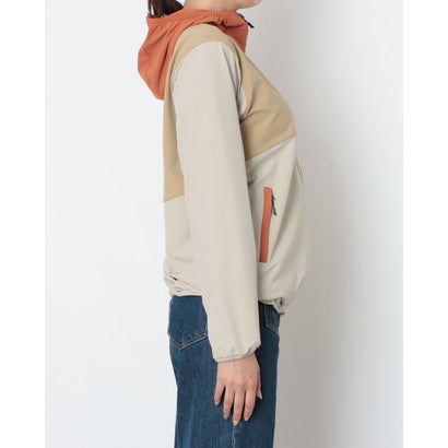 レディース トレッキング ソフトシェルジャケット HIKE ウィメンズライトキャニオンミッドソフトシェルジャケット PL5682 （Fossil Multi）｜詳細画像
