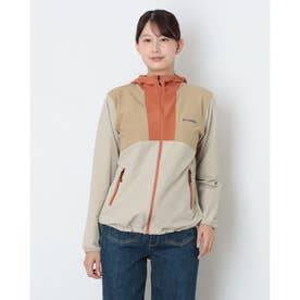 レディース トレッキング ソフトシェルジャケット HIKE ウィメンズライトキャニオンミッドソフトシェルジャケット PL5682 （Fossil Multi）