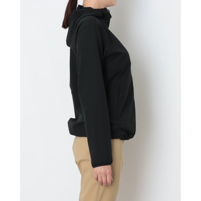レディース トレッキング ソフトシェルジャケット HIKE ウィメンズライトキャニオンミッドソフトシェルジャケット PL5682 （Black）｜詳細画像