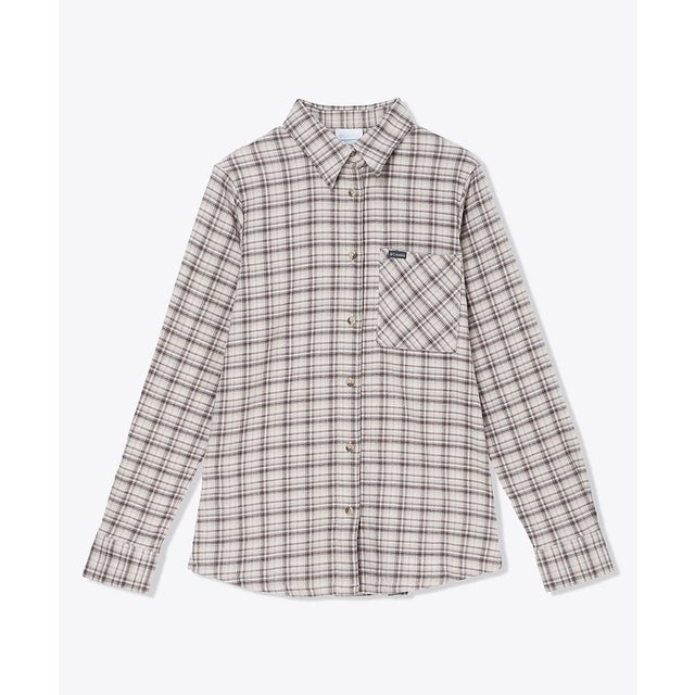 /レディス/ウィメンズキャリコベイシンロングスリーブシャツ （Dark Stone Cozy Check）
