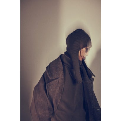 COAT SHETLAND WOOL CHECK （GRAY CHECK）｜詳細画像