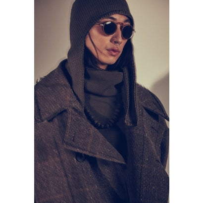 COAT SHETLAND WOOL CHECK （GRAY CHECK）｜詳細画像