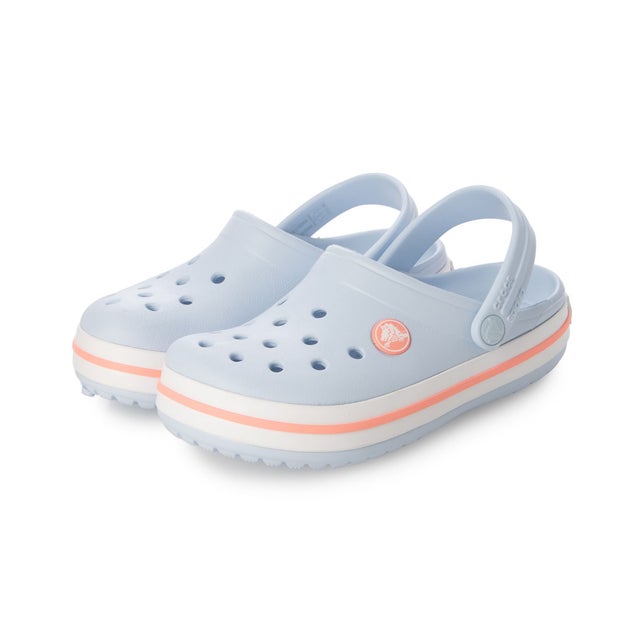 ジュニア クロッグサンダル Crocband Clog K 207006-4XQ （Blue Frost/Guava）