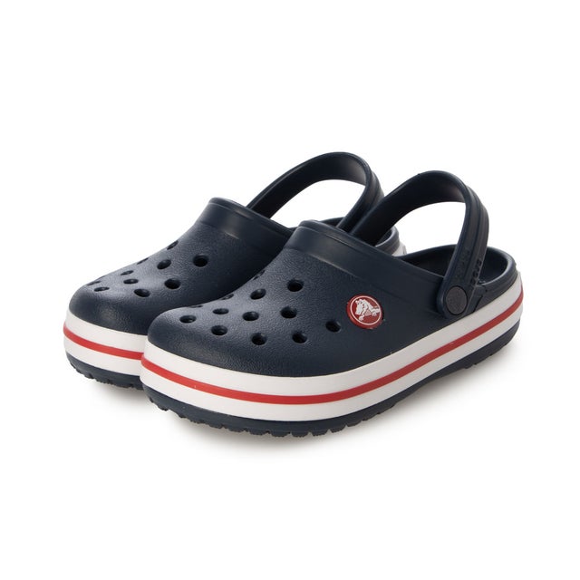 ジュニア クロッグサンダル Crocband Clog K 207006-485 （Navy/Red）