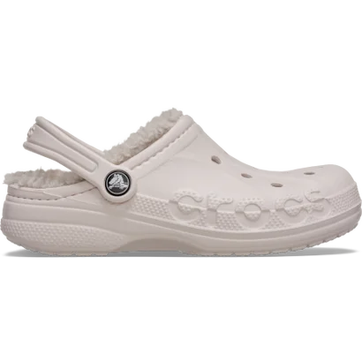 クロックス crocs サンダル キッズ バヤ ラインド クロッグ 207500 KIDS' BAYA LINED CLOG ボア クロスライト 防寒 （ピンク）｜詳細画像