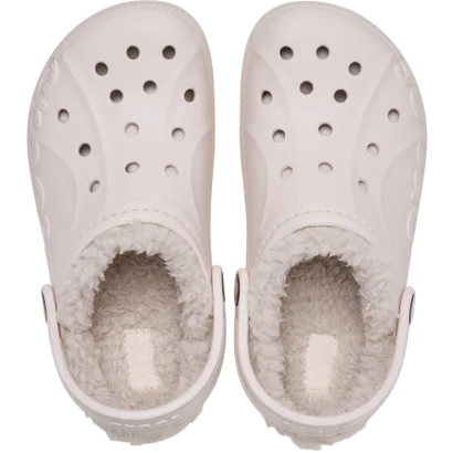クロックス crocs サンダル キッズ バヤ ラインド クロッグ 207500 KIDS' BAYA LINED CLOG ボア クロスライト 防寒 （ピンク）｜詳細画像