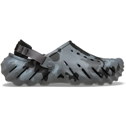 サンダル メンズ レディース エコー ダック カモ クロッグ 211981 crocs （グレー）｜詳細画像