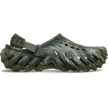 サンダル メンズ レディース エコー マーブル クロッグ 208454 crocs （カーキ）｜詳細画像