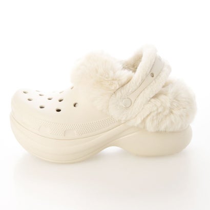 クロックス crocs レディース サンダル 厚底 ベイ ラインド クロッグ 211753 （ホワイト）｜詳細画像