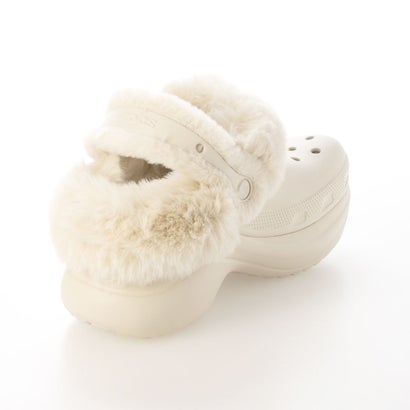 クロックス crocs レディース サンダル 厚底 ベイ ラインド クロッグ 211753 （ホワイト）｜詳細画像