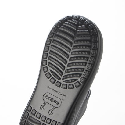 クロックス crocs Crush Sandal クラッシュ サンダル 厚底 軽い履き心地 快適なクッション性 韓国で人気 207670-001/207670-100 （ブラック×ブラック）｜詳細画像