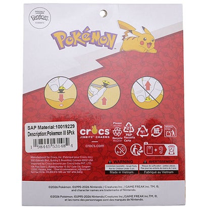 JIBBITZ Pokemon III 5 Pack [10019229] （他）｜詳細画像